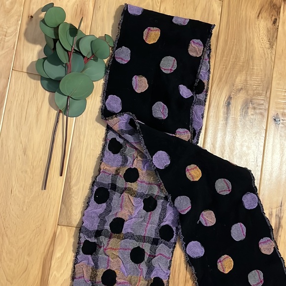 ๐งฃ SCARF - black and purple - Picture 4 of 5